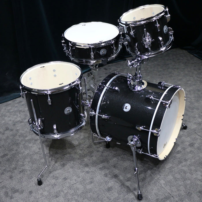 PDP New Yorker Drumset 16-10-13+14in - Black Onyx Sparkle