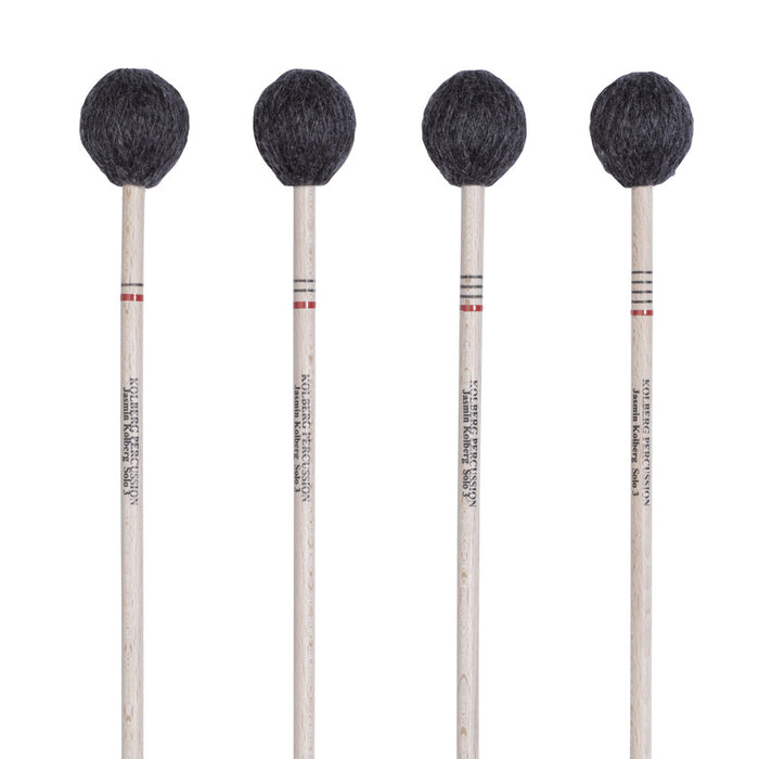 Kolberg marimba mallets Jasmin Kolberg Solo 3 red, set of 4