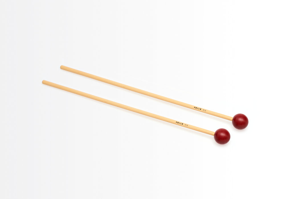 Freer Percussion K15 Small Cherry Red Phenolic/Brass Insert