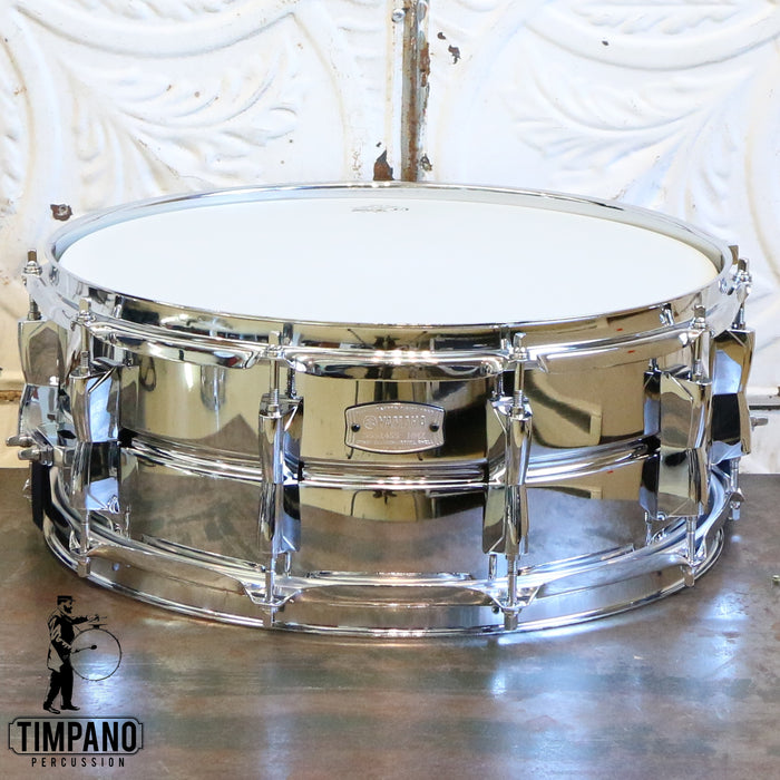 Caisse claire Yamaha Stage Custom Stainless Steel 14X5.5po