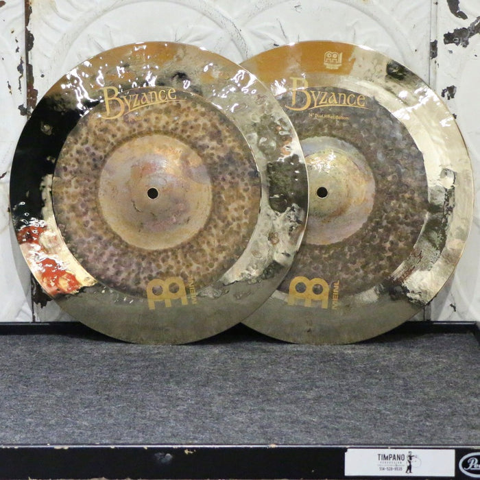 Cymbales Hi hat Meinl Byzance Dual 14 po.