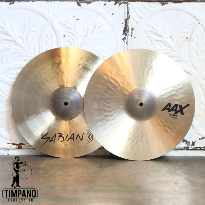 Sabian AAX Thin Hi-hat Cymbals 14in