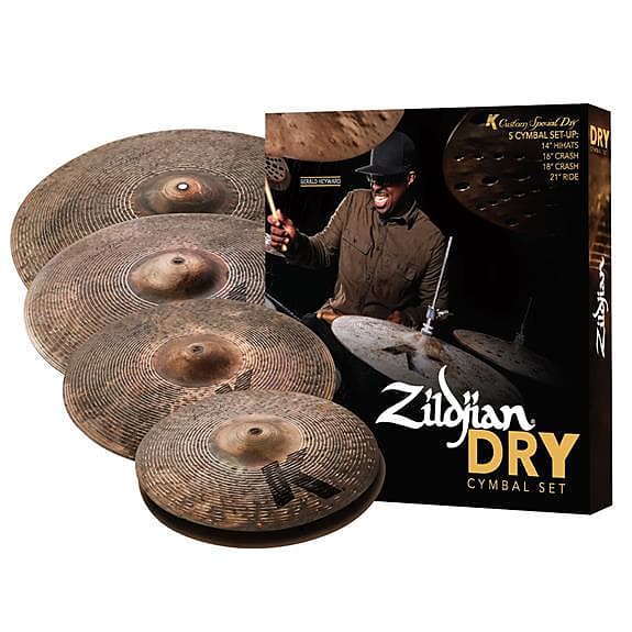 Zildjian K Custom Special Dry Cymbal Pack 14-16-18-21in