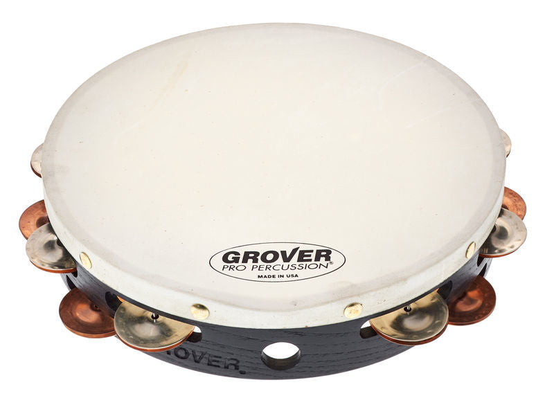 Grover Tambourine German Silver and Phosphor Bronze 10in