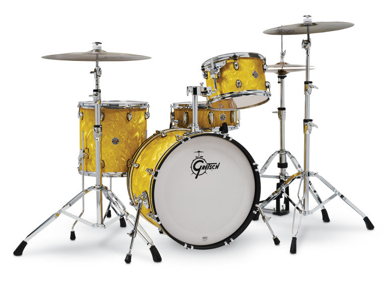 Gretsch Catalina Club 20-12-14+14po - Yellow Satin Flame