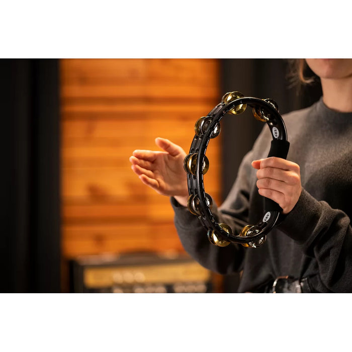 Meinl Recording-Combo Hand Held ABS Tambourine Black Mixed nicke