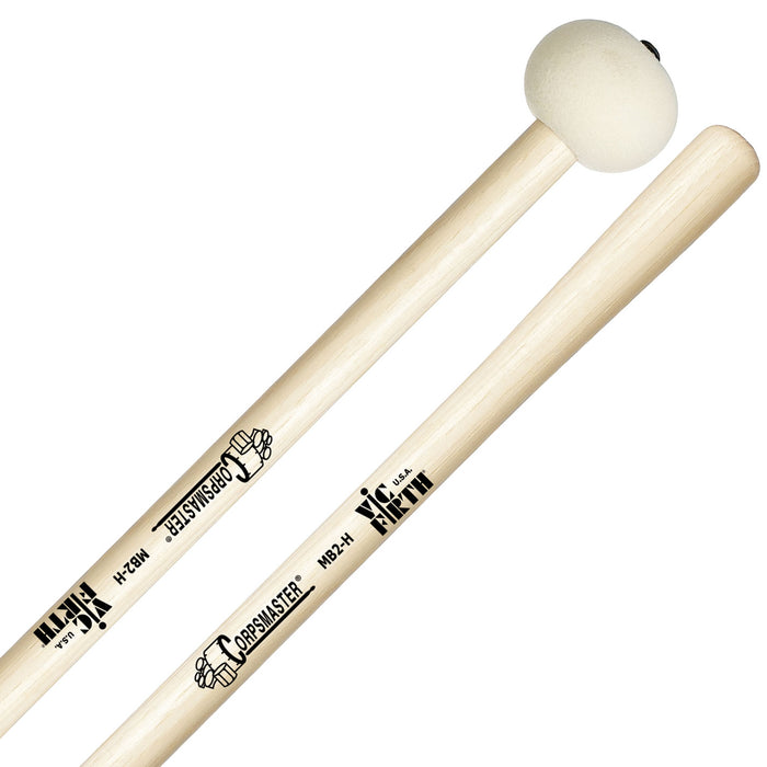 Baguettes de grosse caisse Vic Firth MB2H Dur Medium (paire)