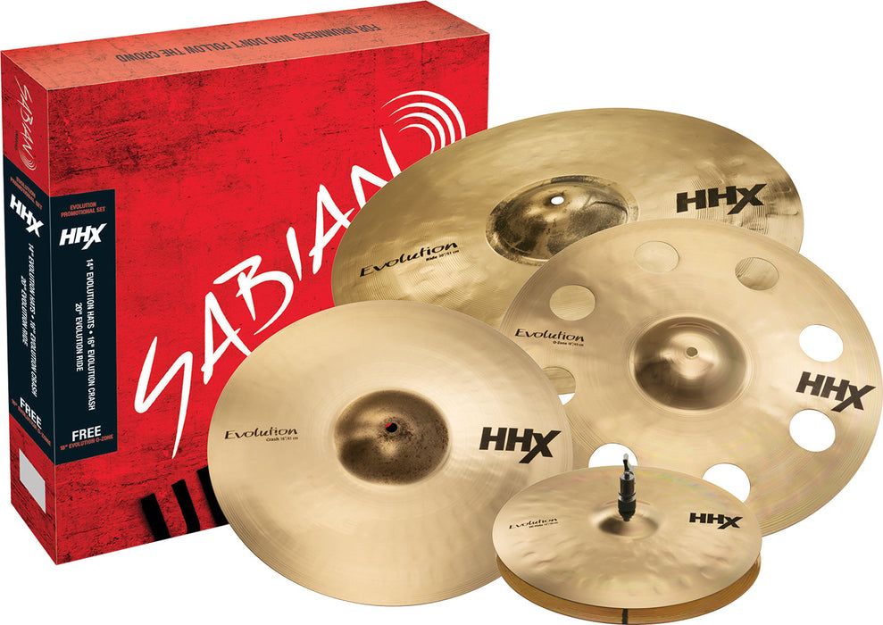 Ensemble promotionnel SABIAN HHX Evolution