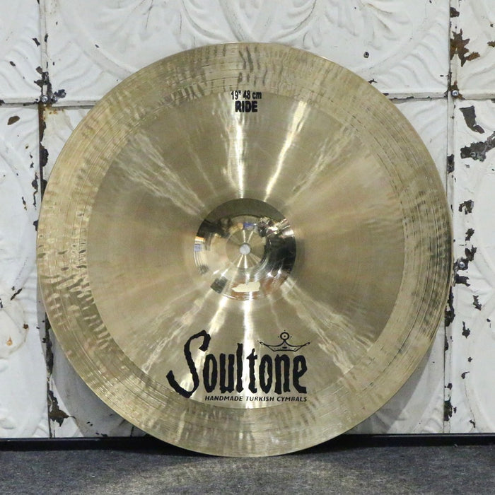 Cymbale ride usagée Soultone Latin 19po (2074g)