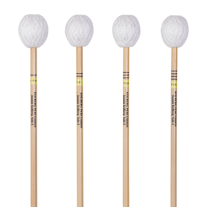 Kolberg R715 marimba mallets Jasmin Kolberg Solo 4 yellow set of 4 rattan