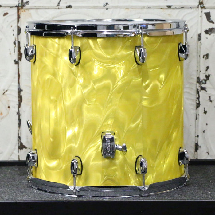 Gretsch Catalina Club Drum Kit 18-12-14in+14in - Yellow Satin Flame