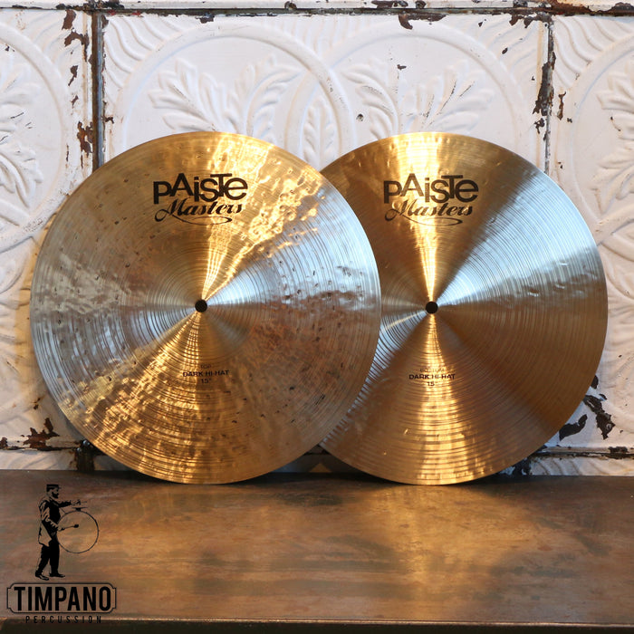 Paiste Masters Dark Hi-hat Cymbals 15in