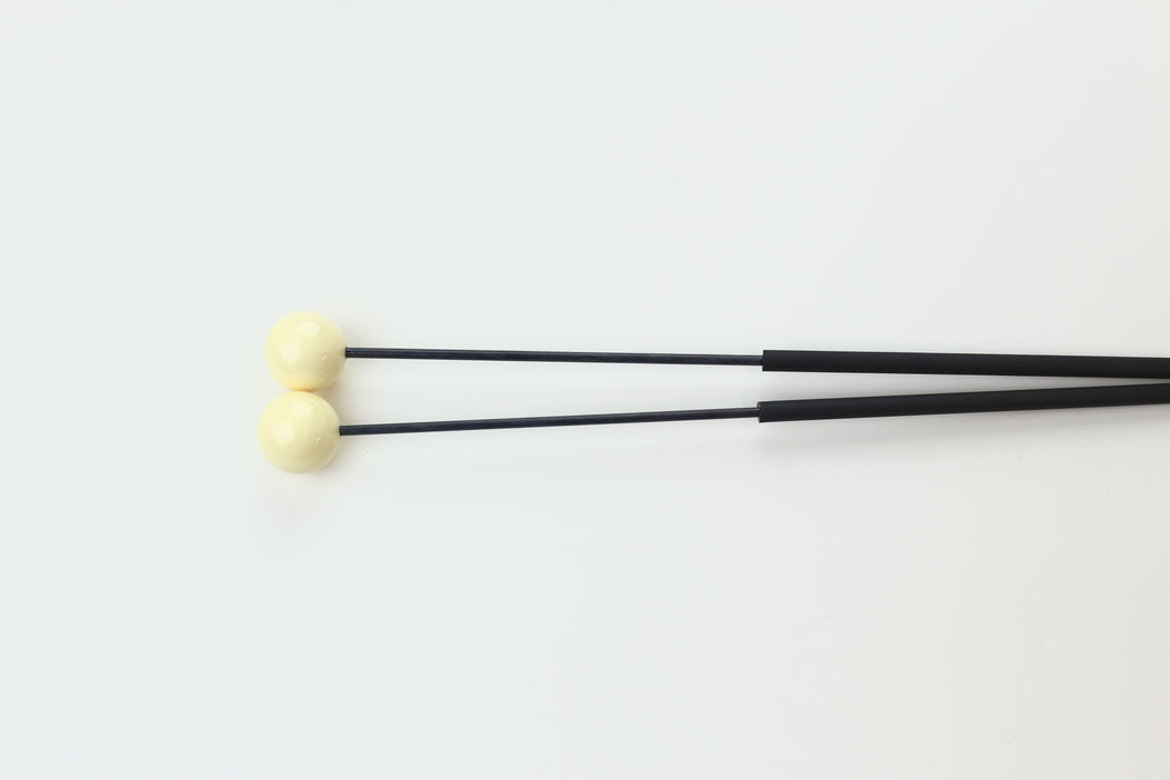 Dragonfly Glockenspiel Mallets 1in White Fiberglass