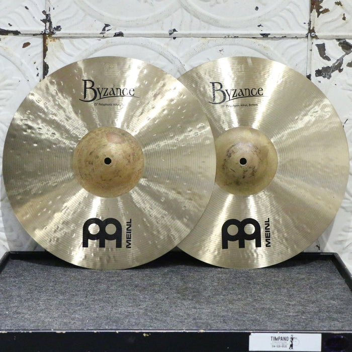 Cymbales hi-hat Meinl Byzance Traditional Polyphonic 15po