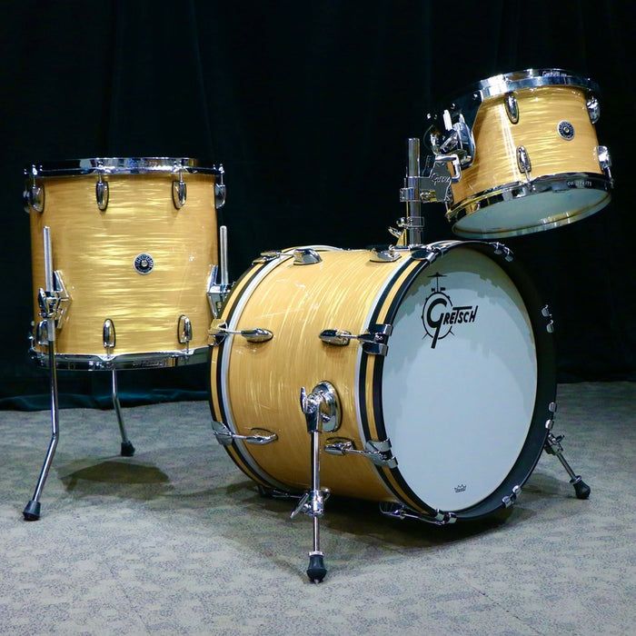 Gretsch Brooklyn Drum Kit 18-12-14in - Antique Oyster