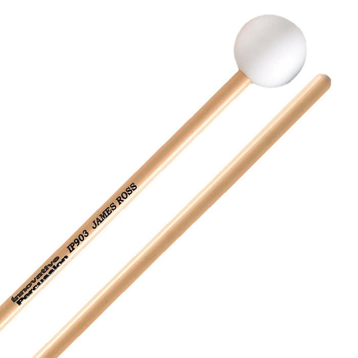 Baguettes de xylo/glock Innovative Percussion White Dark James Ross Series IP903