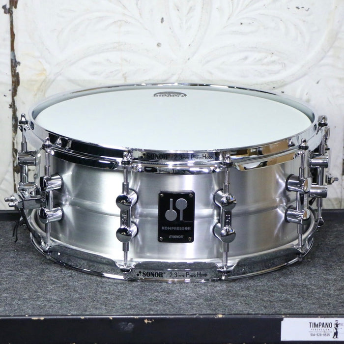 Sonor Kompressor Aluminum Snare Drum 14X5.75in