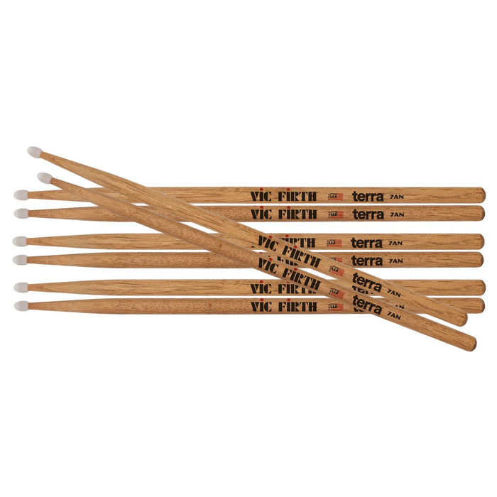 Vic Firth American Classic Terra Series 4pr 7AN Value Pack