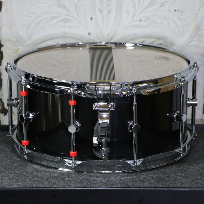 Canopus Type-R BULLET Snare Drum 14X6.5in Black Metallic Lacquer