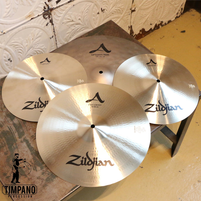 Ensemble de cymbales Zildjian A City 12-14-18po	