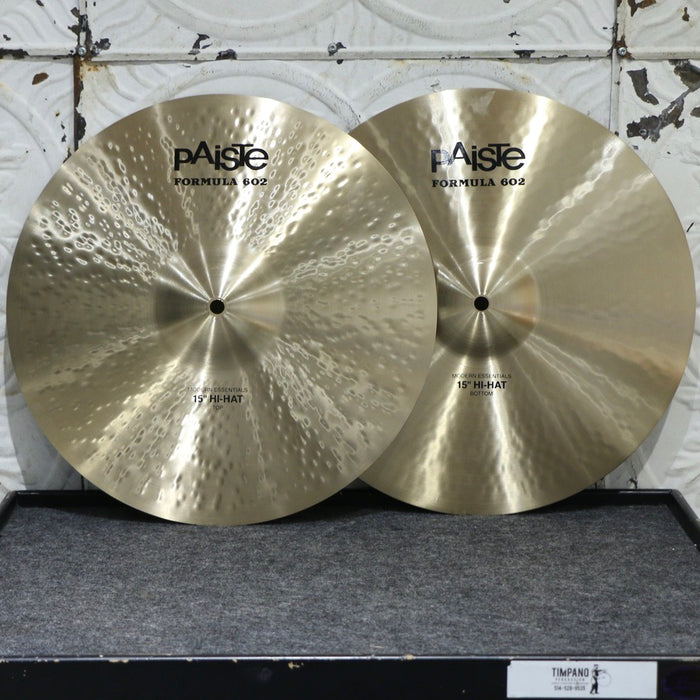 Paiste Formula 602 Modern Essentials Hi-hat Cymbals 15in