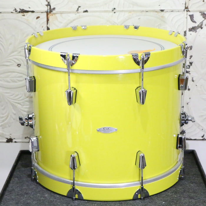 Batterie C&C Maple Gum Jazzette 18-12-14po - Sole Yellow