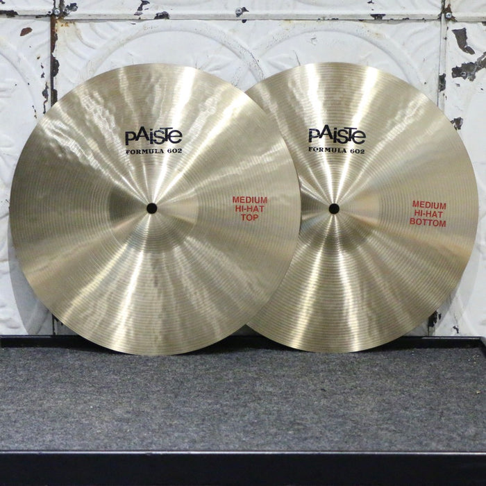 Paiste Formula 602 Medium Hi-Hat Cymbals 14in