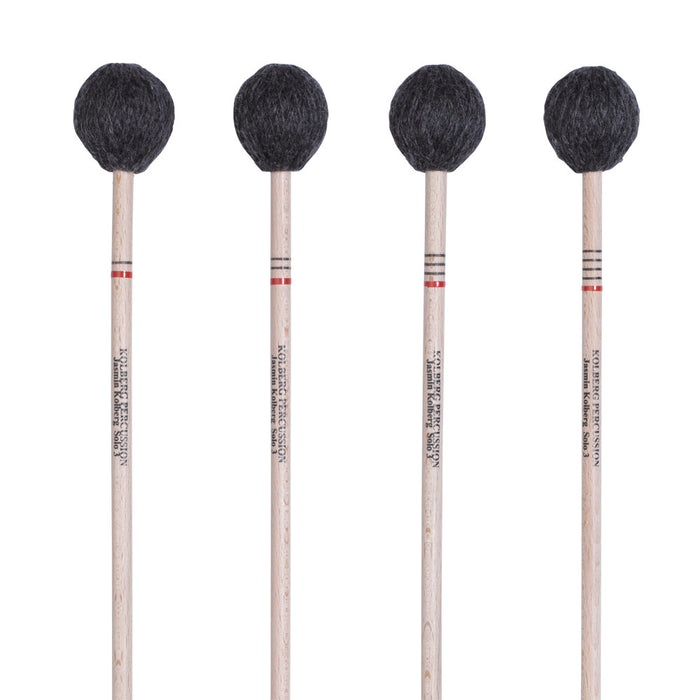 Kolberg 710L (long) marimba mallets Jasmin Kolberg Solo 3 red, s