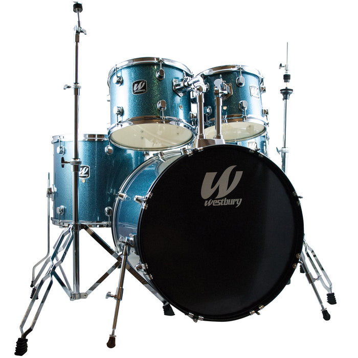 Westbury 5 piece Kit with hardware - Aqua Sparkle