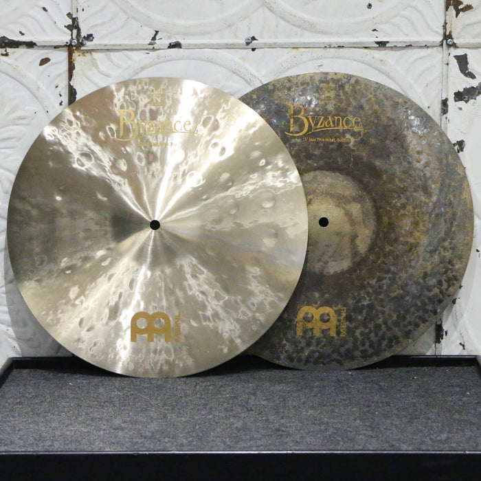 Meinl Byzance Jazz Thin Hi-hat Cymbals 15in