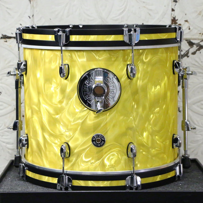 Gretsch Catalina Club Drum Kit 18-12-14in+14in - Yellow Satin Flame