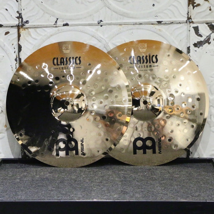 Cymbales hi-hat Meinl Classics Custom Brilliant Medium 14po