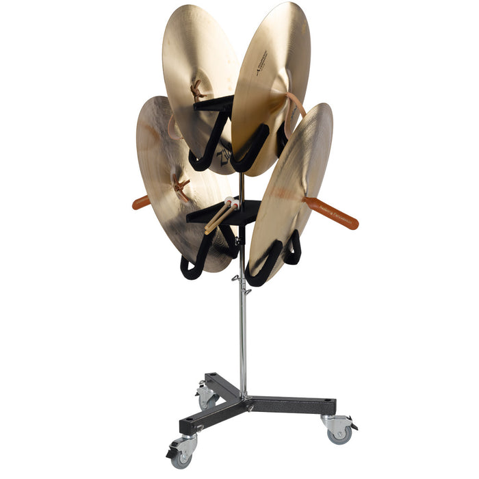 Kolberg 100R-G2 stand for 2 pairs of concert cymbals, mobile