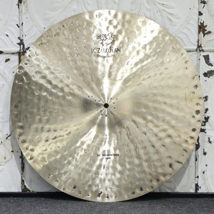 Zildjian K Constantinople Medium Thin Low Ride Cymbal 20in