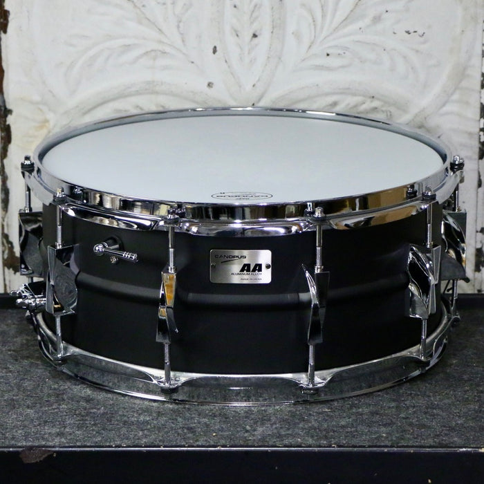 Caisse claire Canopus AA Jet Black Aluminium Alloy 14X6po