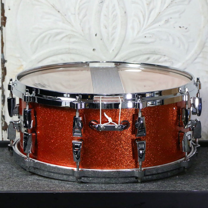Caisse Claire Yamaha Absolute Hybrid Maple 14X6po - Orange Sparkle
