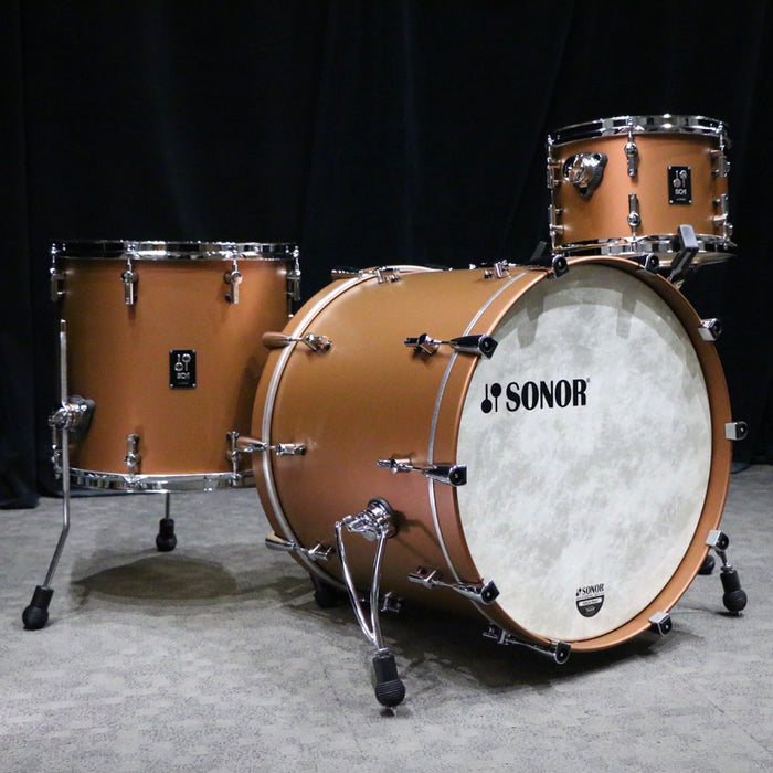 Sonor SQ1 Drum Kit 22-12-16in - Satin Copper Brown