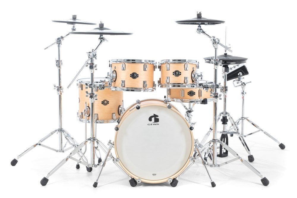 GEWA G9 Pro 5 SE Electronic Drum Kit - Satin Natural