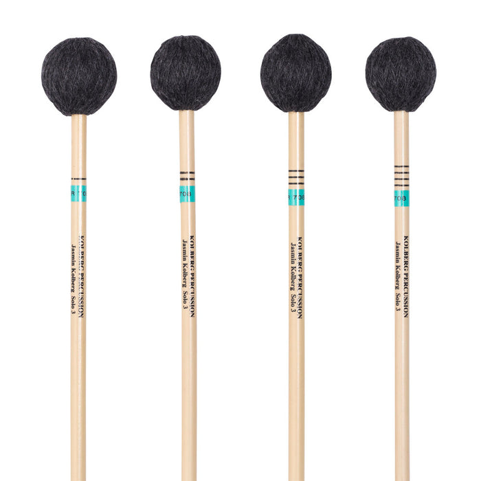 Kolberg R708 marimba mallets Jasmin Kolberg Solo 3 green set of 4 rattan