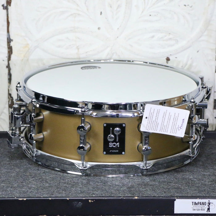 Sonor SQ1 Snare Drum 14X5in Satin Gold