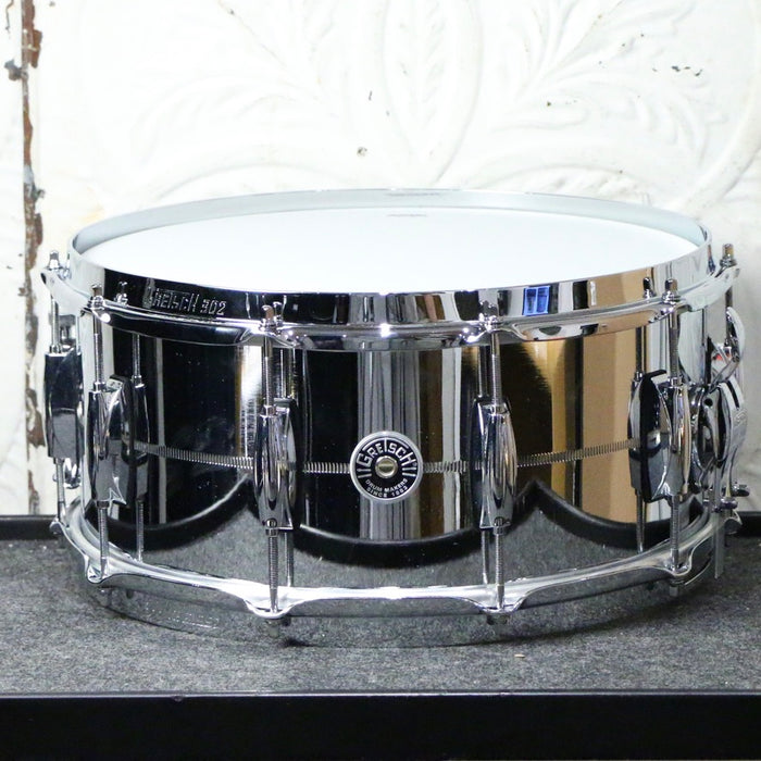 Gretsch Brooklyn Chrome sur caisse claire en acier 14X6.5in