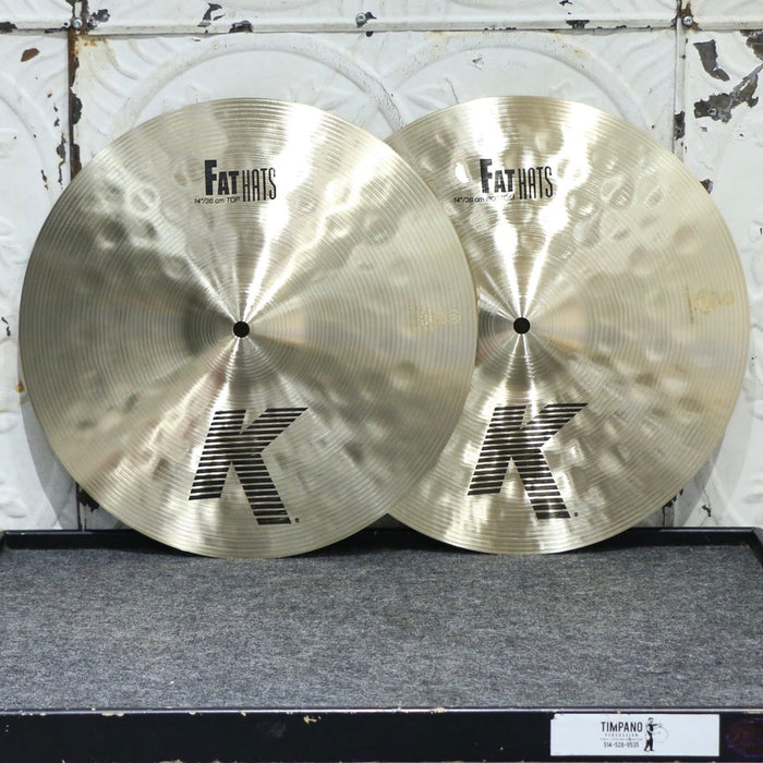 Cymbales Hi-hat Zildjian K Fat 14 pouces (914/1264 g)