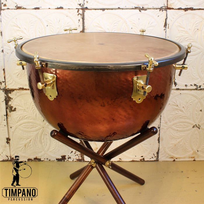 Adams Baroque Timpano with wood stand and calf head 26in