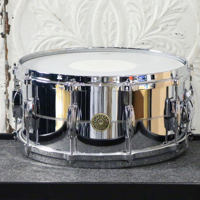 Gretsch Chrome Over Brass Snare Drum 14X6.5in