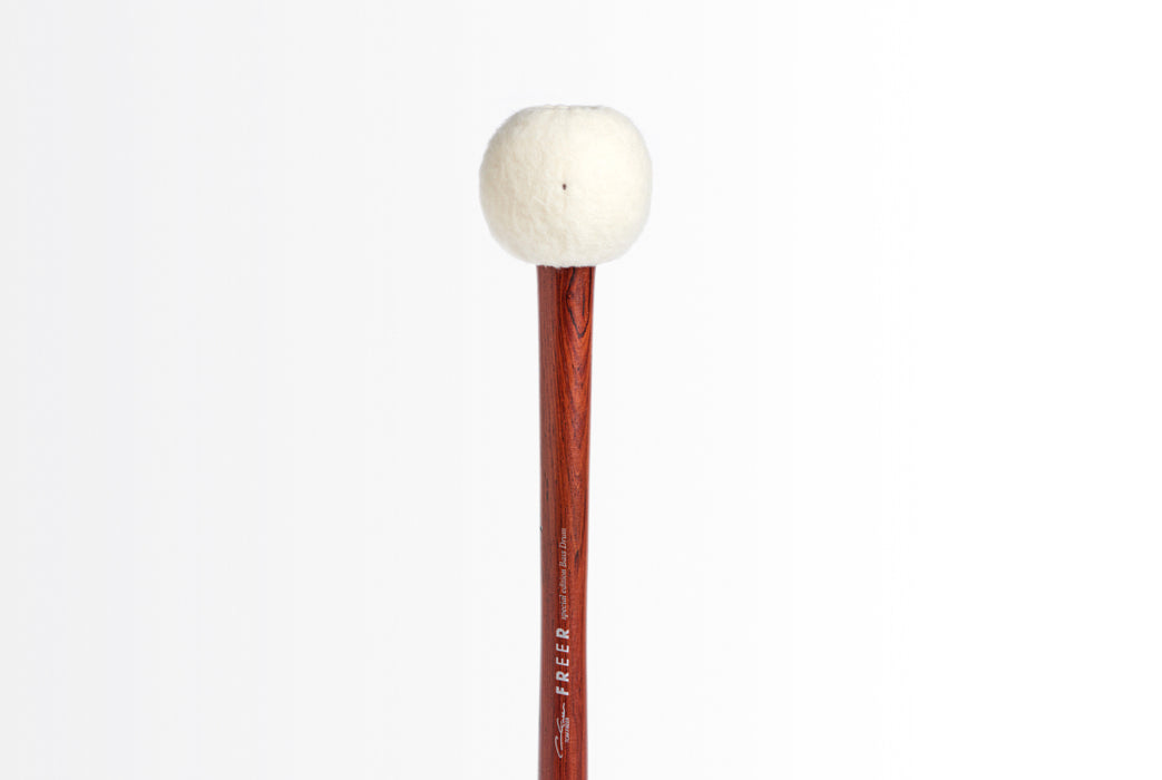 Freer Percussion BD4R Large General Bass Drum Mallet Rosewood