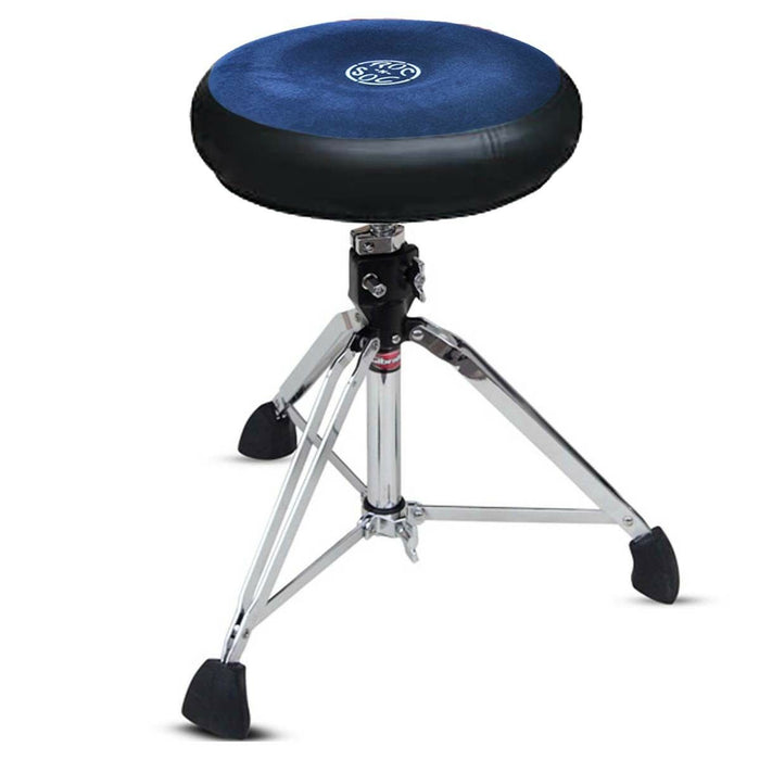 Roc-N-Soc Hydraulic Round Drum Throne Blue