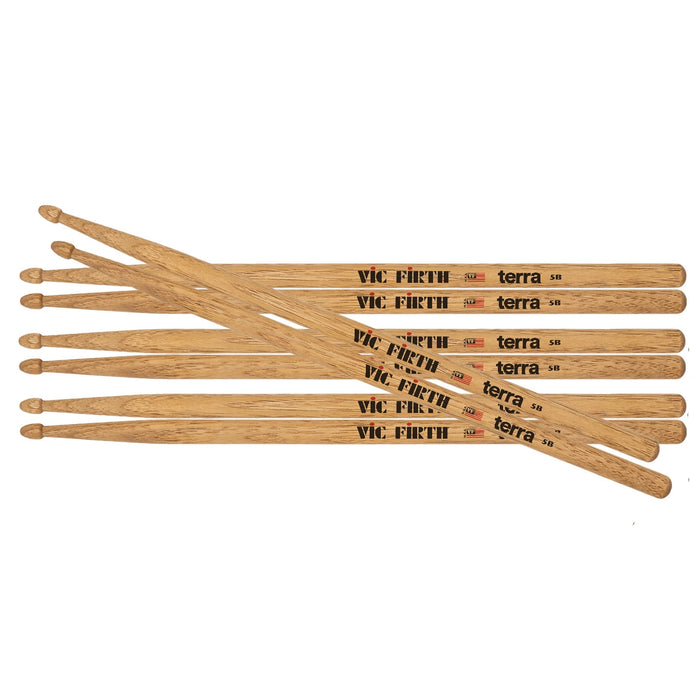 Baguettes Vic Firth American Classic Terra Series 4pr 5B Value Pack