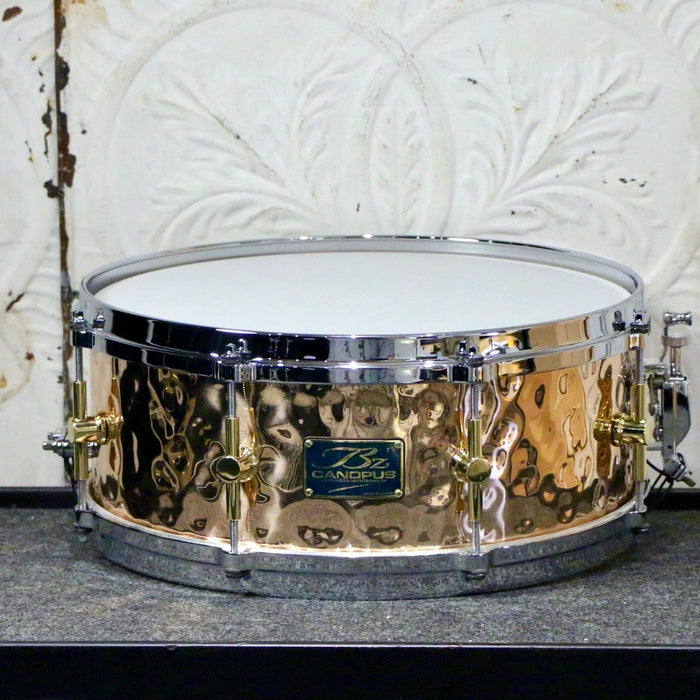 Caisse claire Canopus Hammered Bronze 14X5.5po - Die-cast