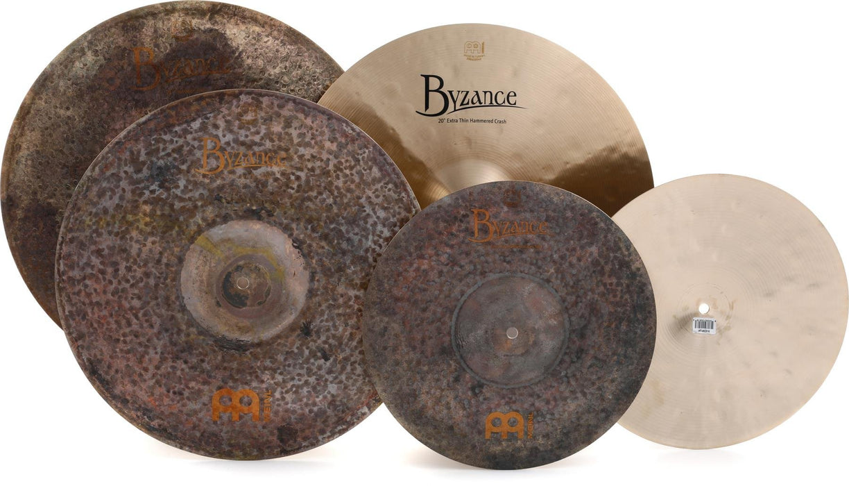 Meinl Mike Johnston Byzance Cymbal Pack 14-20-21in + FREE 18in