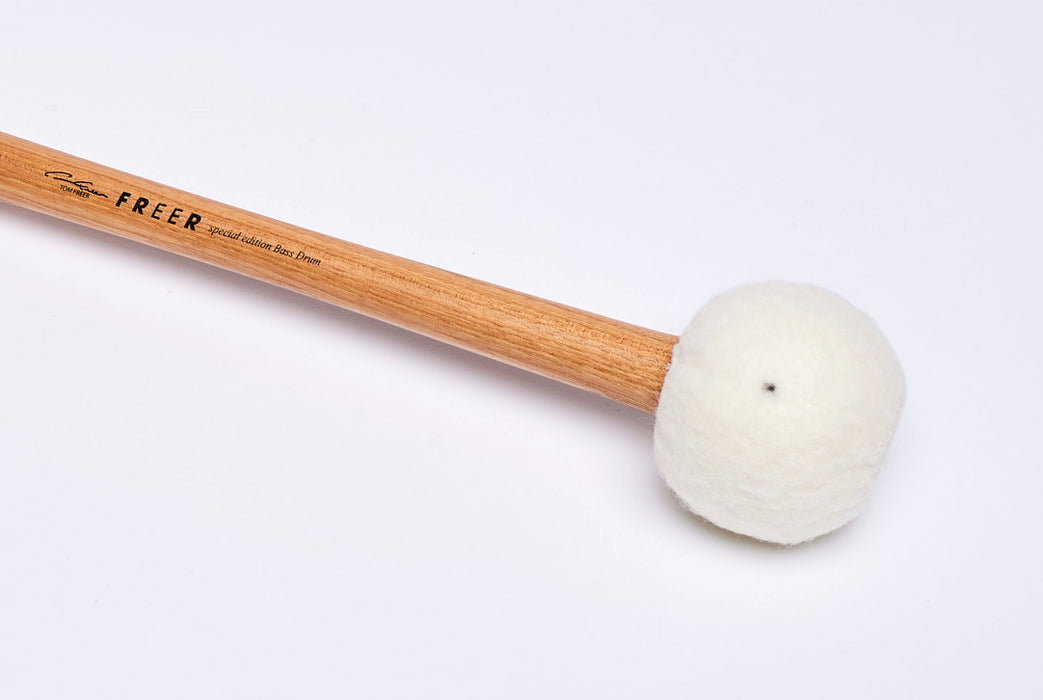 Freer Percussion BD4H Large General Bass Drum Mallet Hickory